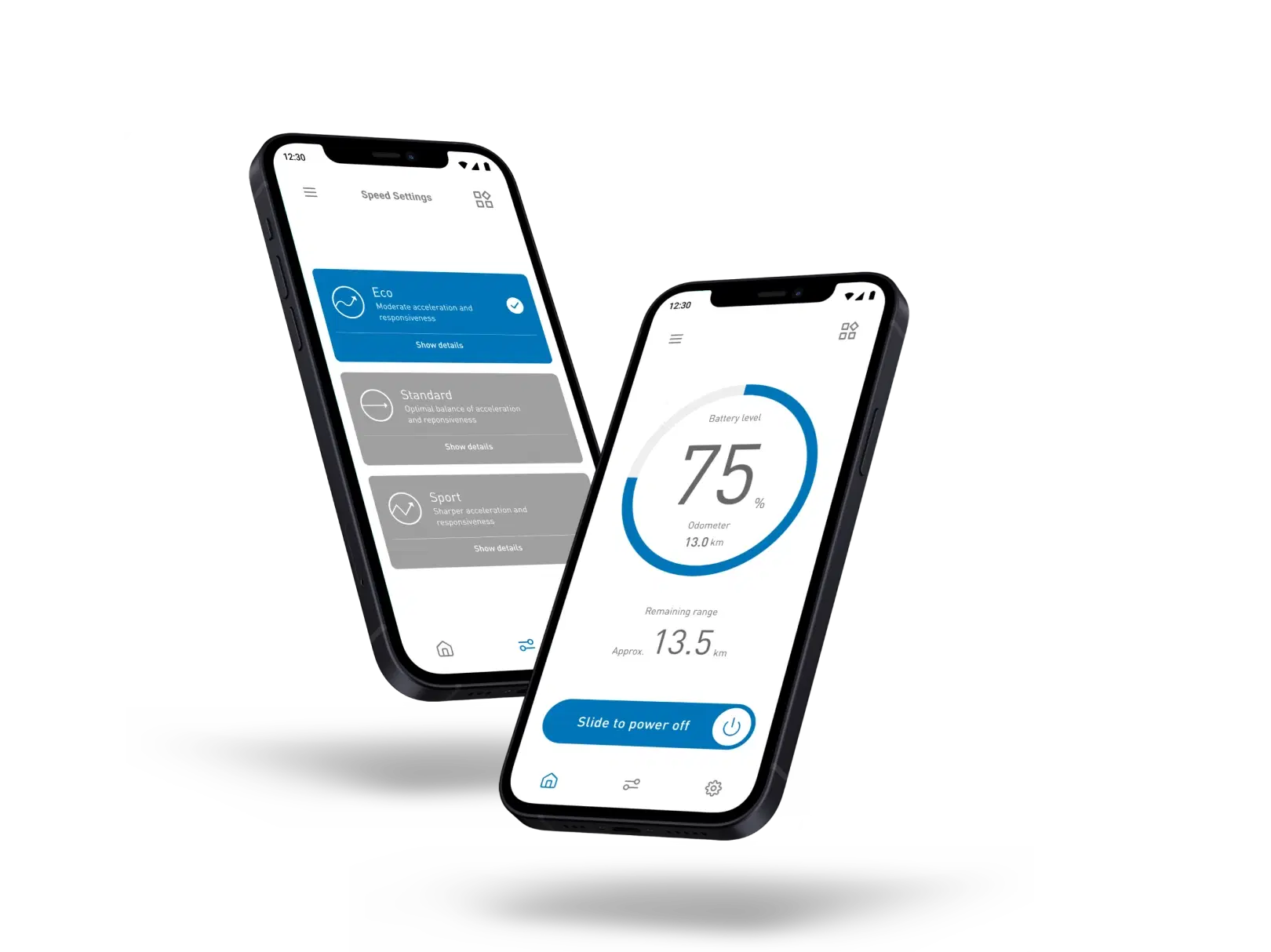 WHILL product feature section background