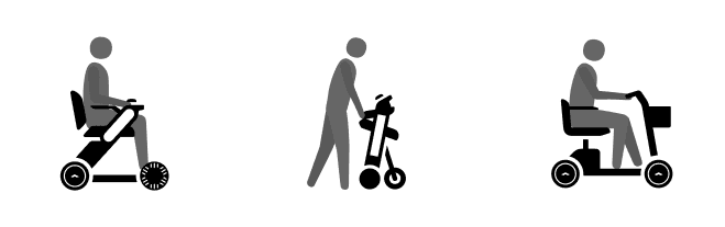 WHILL mobility device lineup for fleet service