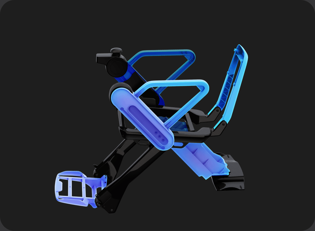 帝人社製Sereebo® P（カーボン強化樹脂）を使用した成形フレーム image
