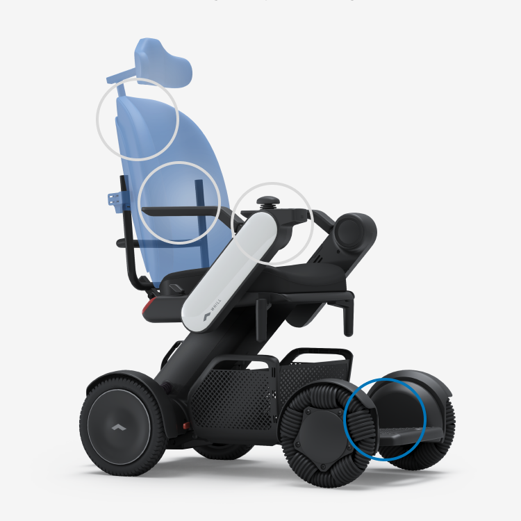 WHILL Model C2 Wheelchair: Portable Electric Power Chair