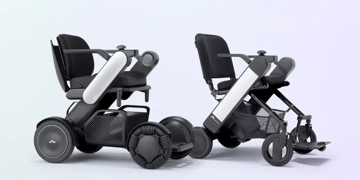 WHILL Model C2 portable powerchair and WHILL Model F full folding powerchair