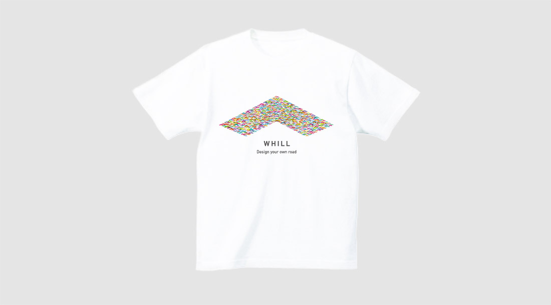 来場者にWHILLグッズが当たります